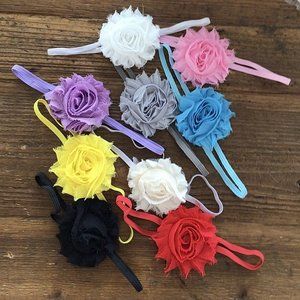 9 x Flower Headbands